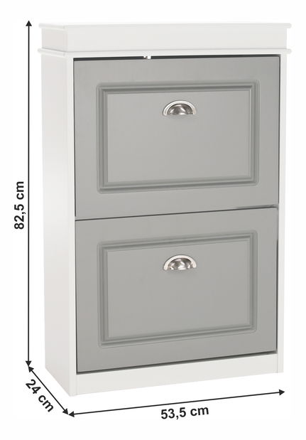 Botník Epery TYP 1 (biela + sivá)