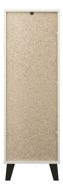 Komoda Brisas 3 (biela + čierna) 