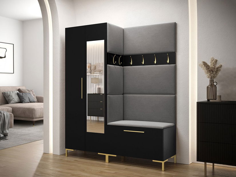 Predsieň Futura IX (čierna + oceľová sivá)