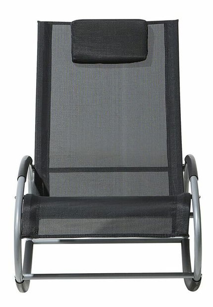 Záhradná stolička Capo (čierna)