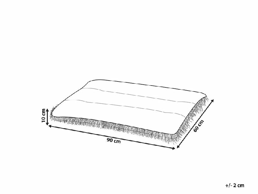 Pelech pre psa 90 x 60 cm Edward (modrá)