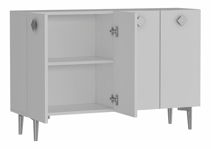 Skrinka Morana (biela + strieborná)