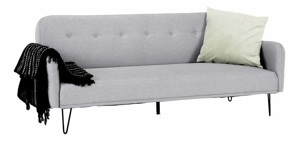 Canapea extensibilă Pulsiana (gri deschis) 