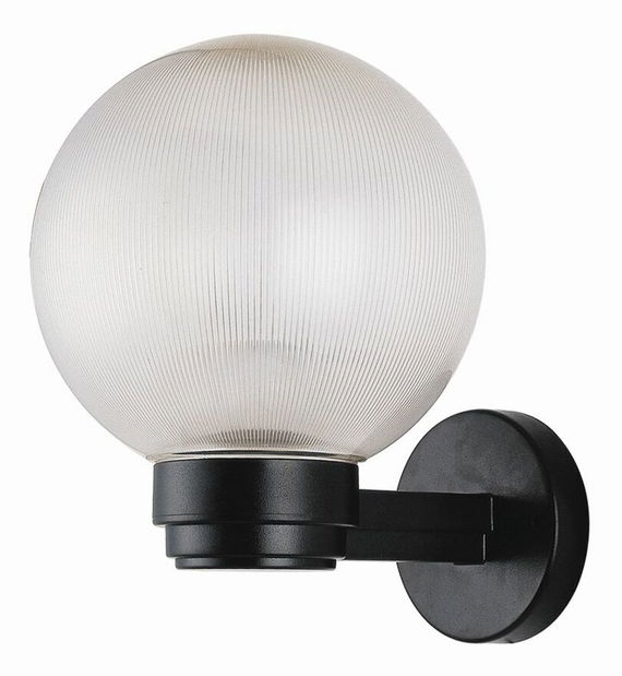 Vonkajšie svietidlo Palermo 8389 (čierna + priehľadná)