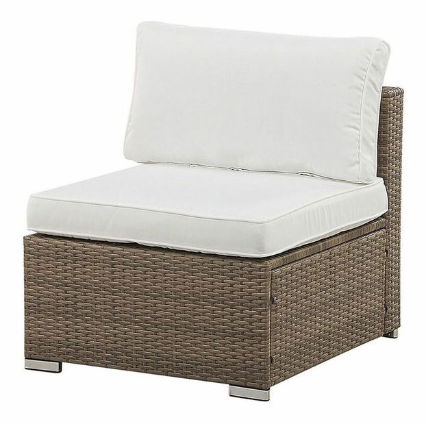 Set canapele pentru grădină BELVIA (alb) (pentru 6 persoane)