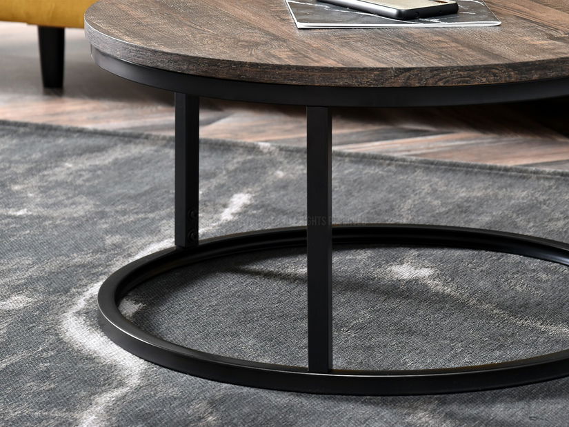 Konferenčný stolík Kolja Stolik S (dub + čierna)