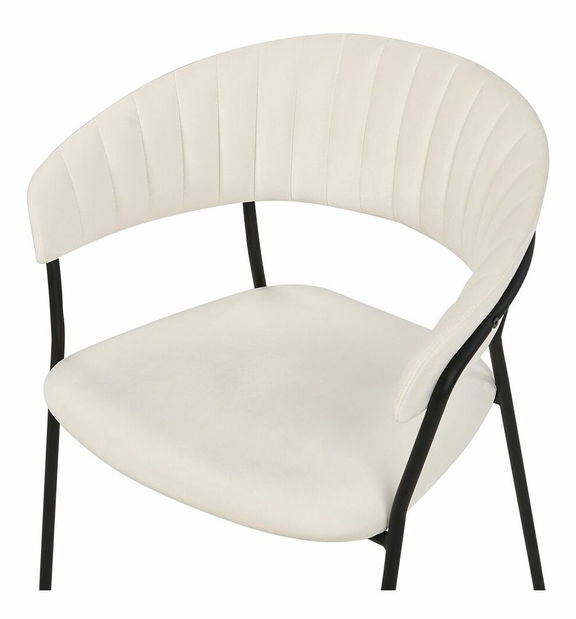 Set 2 buc scaune sufragerie Maryna (crem)