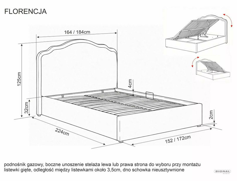 Manželská posteľ 140 cm Florna (béžová)