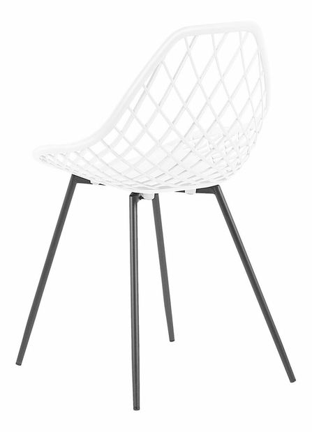 Set 2 buc. scaune de sufragerie CANOR (alb)