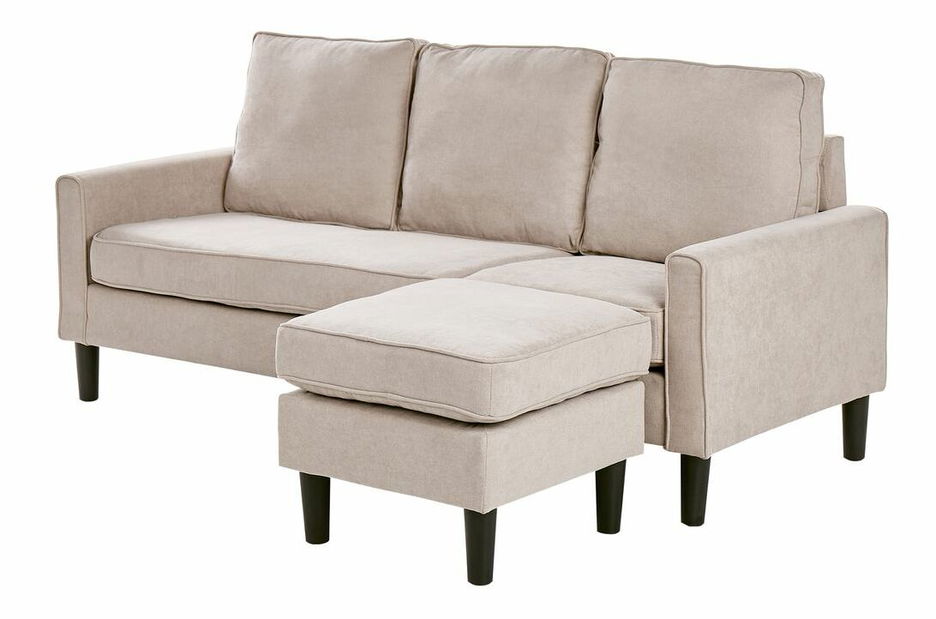 Pohovka trojsedačka ARRAN (béžová) (s taburetkou)