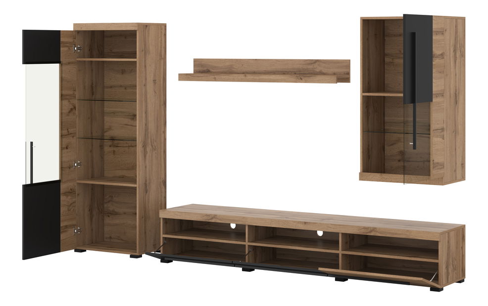 Obývacia stena Rogalo 10 (dub wotan)