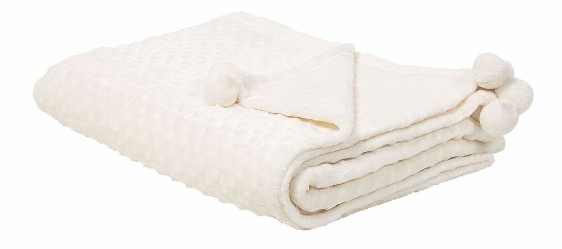 Deka 220x200 cm SAMRE (polyester) (biela)