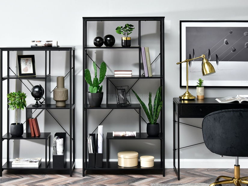 Regál Harp B (čierna)