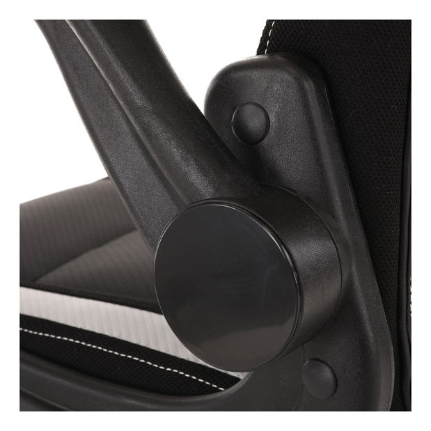 Kancelárske/herné kreslo Yzix-Y352-SIL (čierna + strieborná)