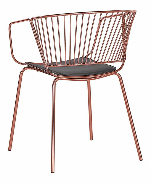 Set 2 ks. jedálenských stoličiek RAGOR (medená)