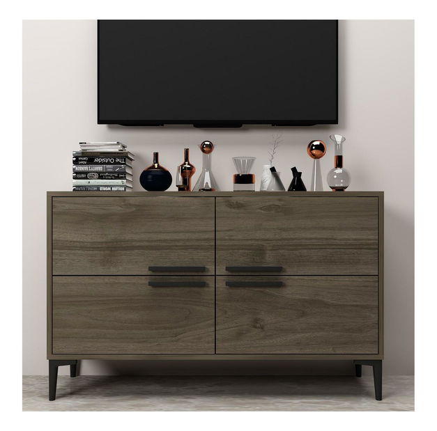 Masă TV/Dulap Kipobu (Nuc) 