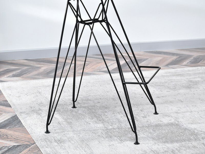 Stolička Epsie (sivá + čierna)