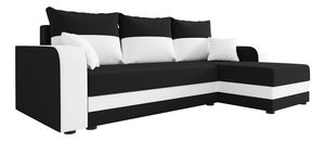 Colțar Harmony L Bis (Negru + Alb) (D)