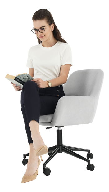 Kancelárske kreslo Lavon (sivá)