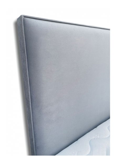 Bračni krevet 160 cm Moissa (tamnosiva) (s opružnim madracem) (bez podnice)