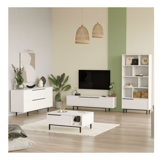 Zostava nábytku do obývacej izby Ontario W (biela)