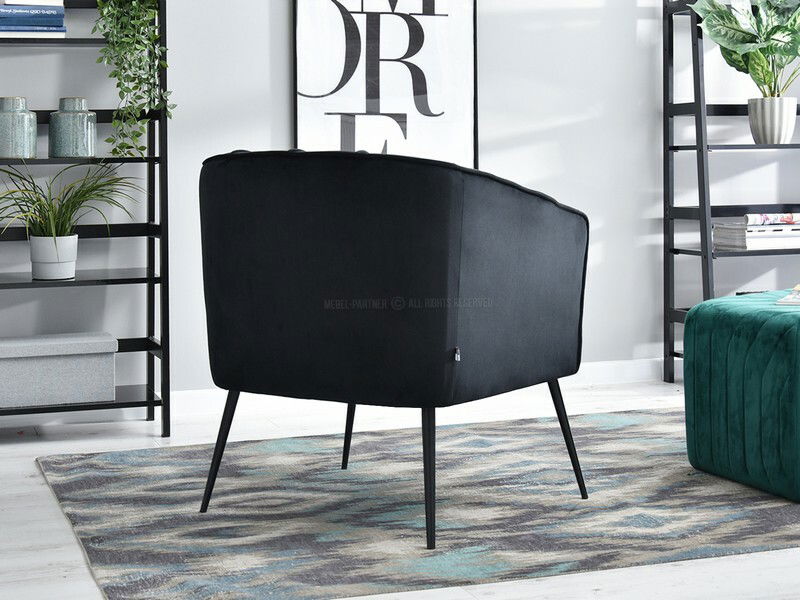 Fotel Etimee F (fekete)