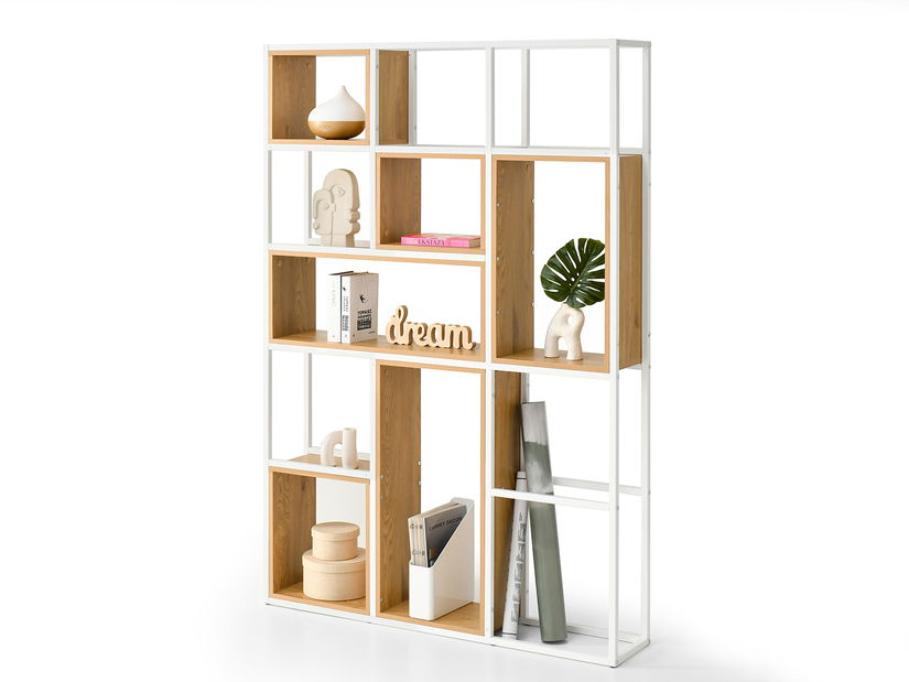 Raft Julia (stejar + alb)