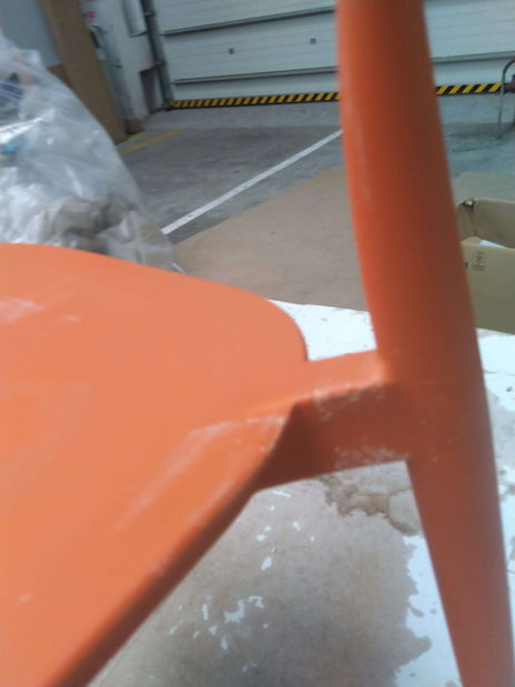 Jedálenská stolička Recibir (oranžová) *bazár