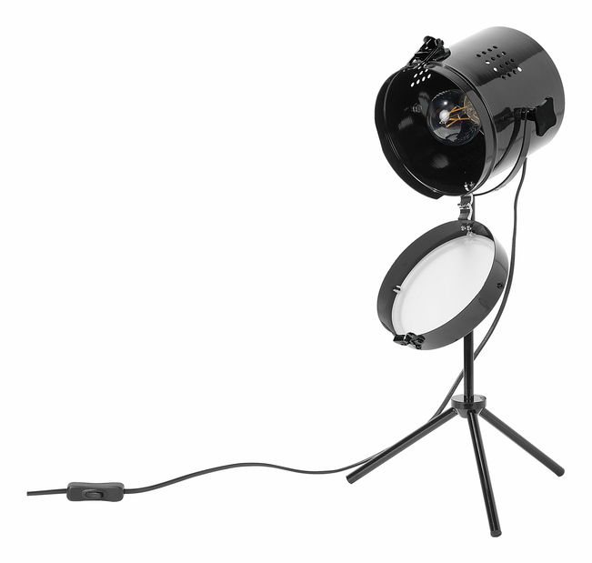 Stolná lampa Hanah (čierna)