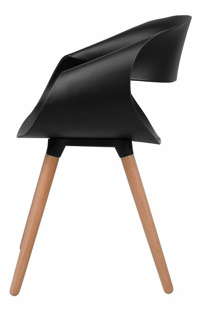 Set 2ks. jedálenských stoličiek Charm (čierna)