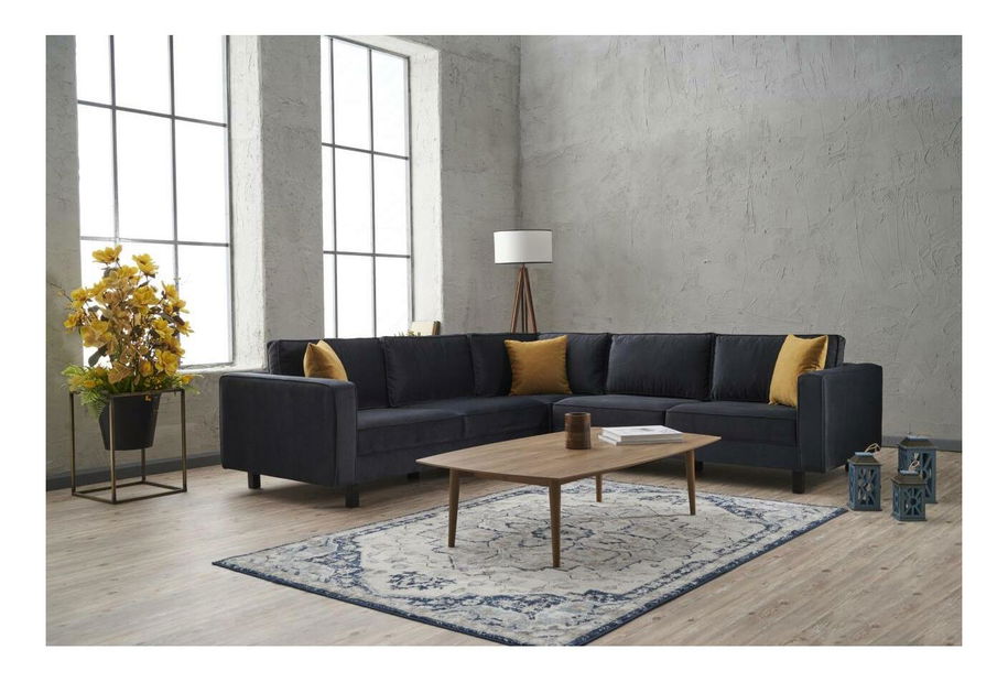 Colțar Kalen 2 (antracit + negru)