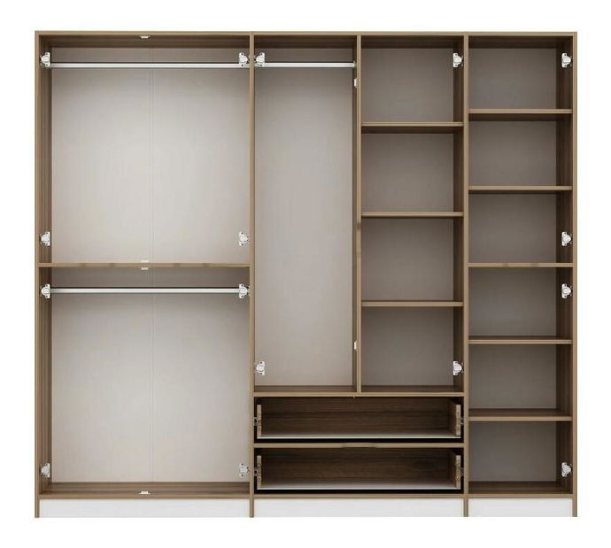 Dulap de haine Erich 1 (alb)