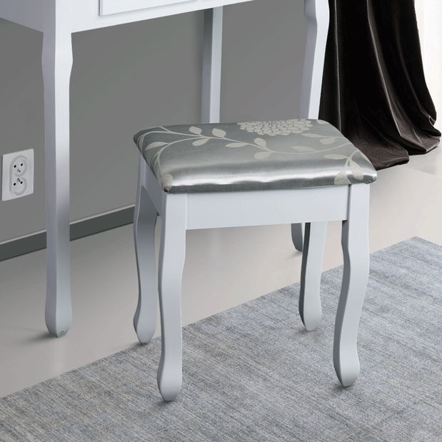 Toaletný stolík Rodno (biela)