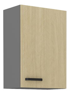 Felső konyheszekrény Scarmi 50 G 72 1F (Antracit + Herringbone scandi)