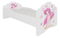 Babaágy 140x70 cm Cassi (ráccsal és matraccal) (tündér)