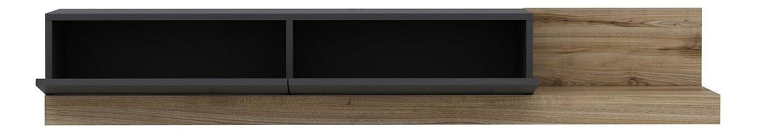 Masă TV/Dulap Kinani (antracit + Nuc) 