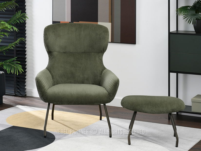 Fotoliu Condor (verde + grafit)