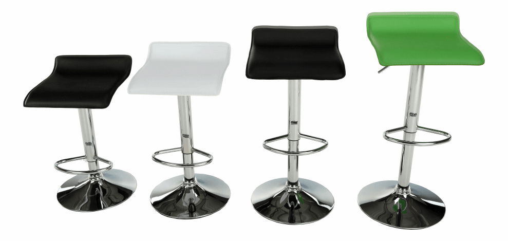 Scaun tip bar Larina (alb)