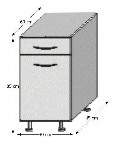 Alsó konyhaszekrény D-40 Igo