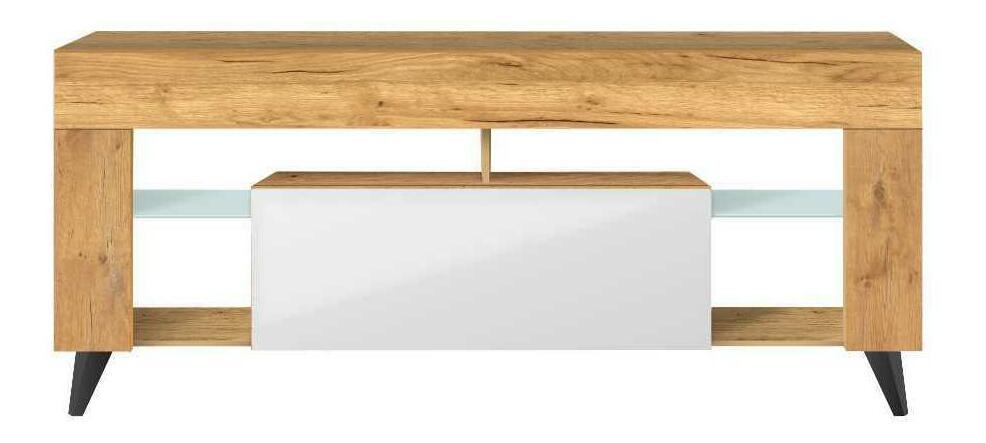 TV ormarić/stolić Huricane (hrast lancaster + bijela)