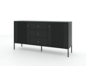 Komód Isae 2D3S (fekete)