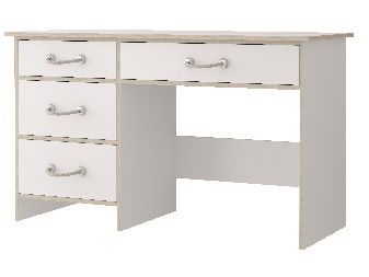 Măsuță de scris Klaudia 08 (alb + stejar sonoma)