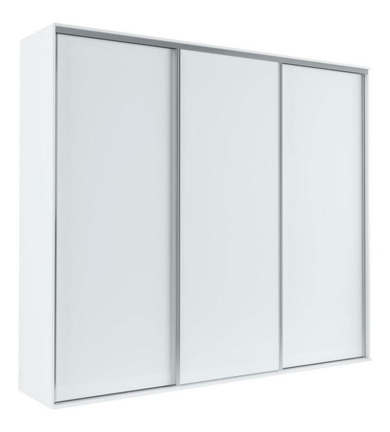 Ruhásszekrény tolóajtókkal Gantera 2 A (fehér) 