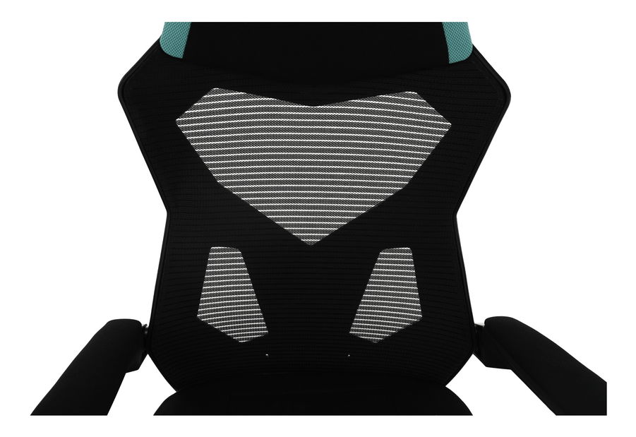 Fotoliu birou Jovik (negru + mentol)