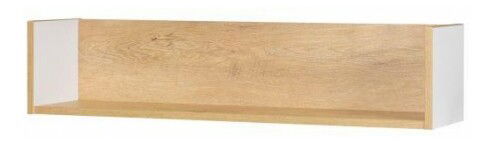 Polička Minley M9 (dub lefkas + biela)