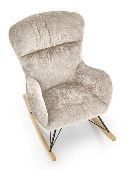 Fotelja za ljuljanje Caster (bež)