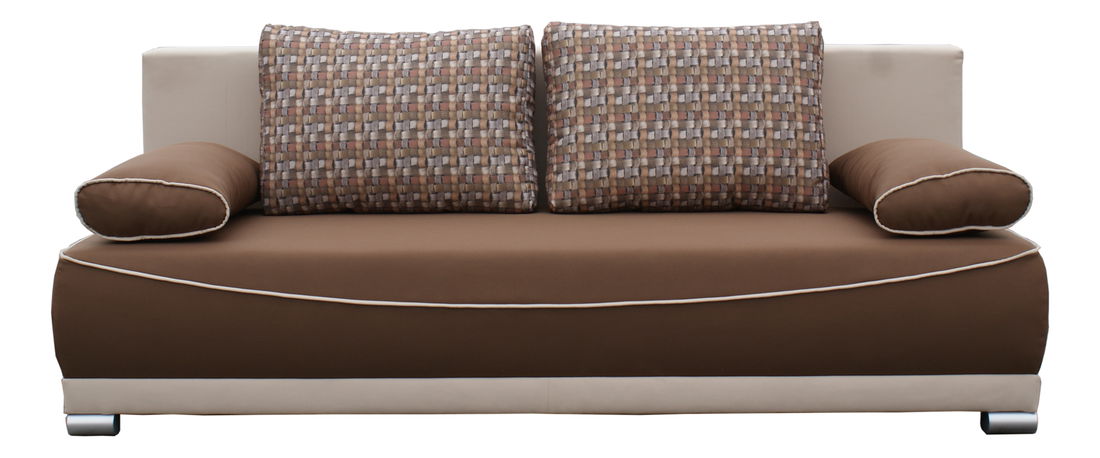 Pohovka trojsedačka BRW Frog (béžová + hnedá) *bazár