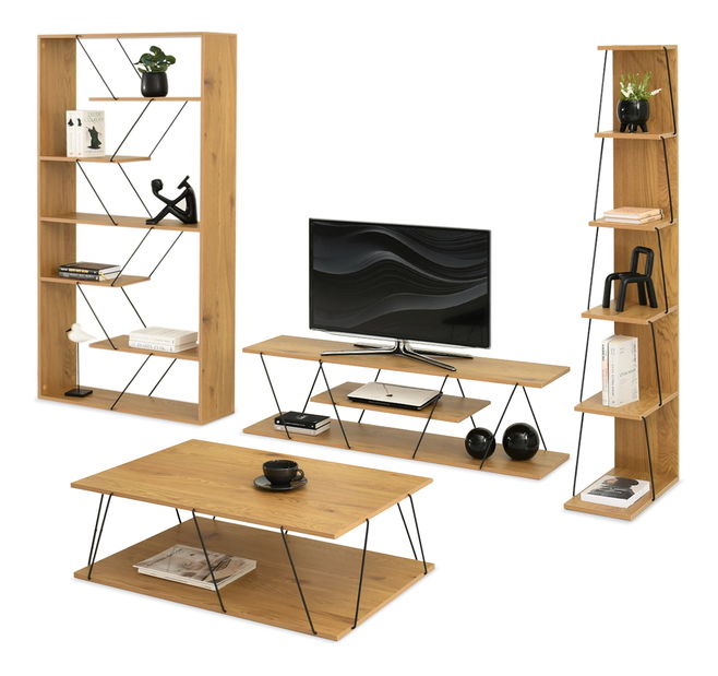 Obývacia stena Healey 1 (čierna)