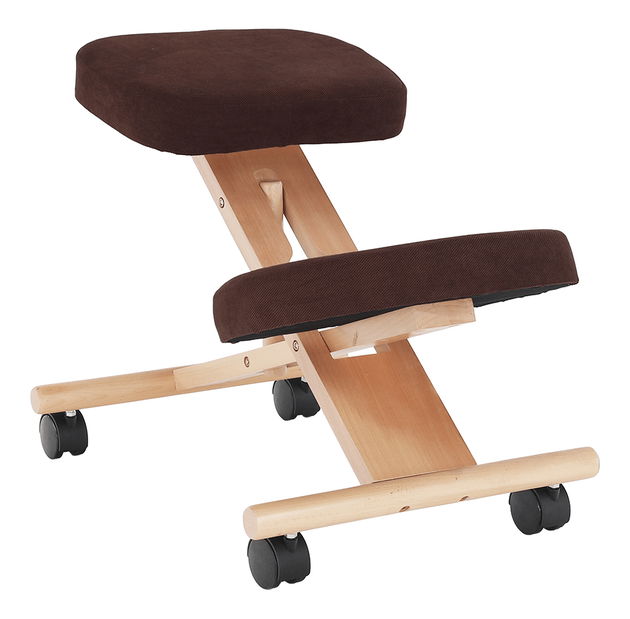 Ergonomická kľakačka Florentina (hnedá + buk)