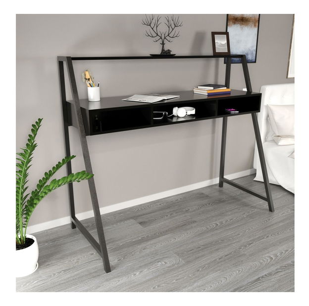 Písací stôl Decorative (čierna)